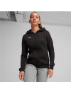 Dámska mikina Puma Team Goal Casuals s kapucňou čierna 658597 03
